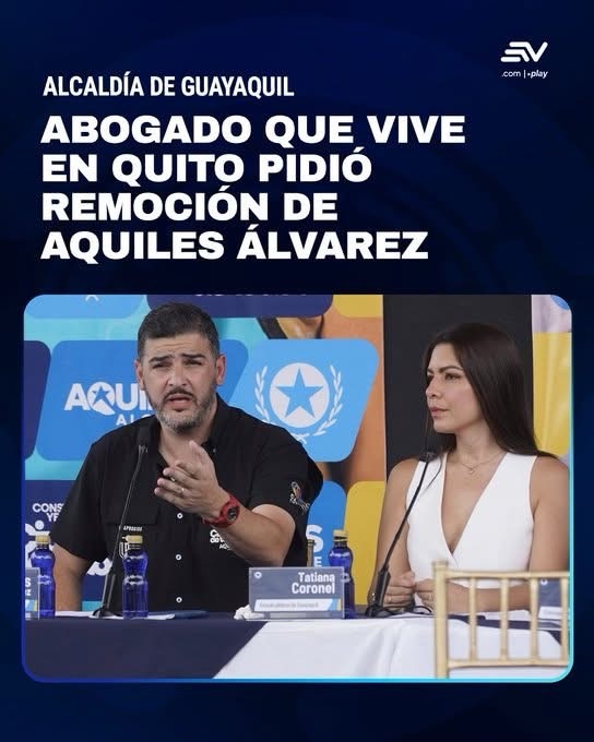 ABOGADO QUE RESIDE EN QUITO PRESENTA PEDIDO DE REMOCIÓN DEL ALCALDE GUAYAQUIL.