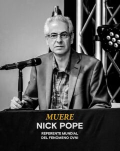 Murió Nick Pope
