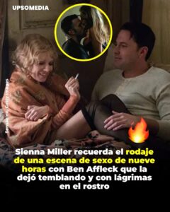 Según contó, entre risas y lágrimas por el cansancio, la experiencia resultó tan intensa como incómoda, aunque destacó el profesionalismo de su compañero, Affleck