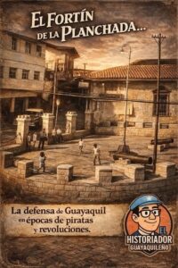El Fortín de la Planchada es uno de los sitios más importantes para entender la historia militar, urbana y política de Guayaquil