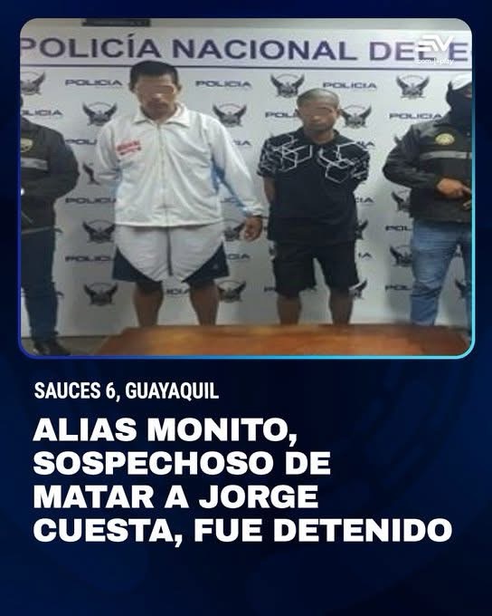 MONITO FUE DETENIDO POR OTRA CAUSA Y NO POR EL ASESINATO DEL PERIODISTA JORGE CUESTA