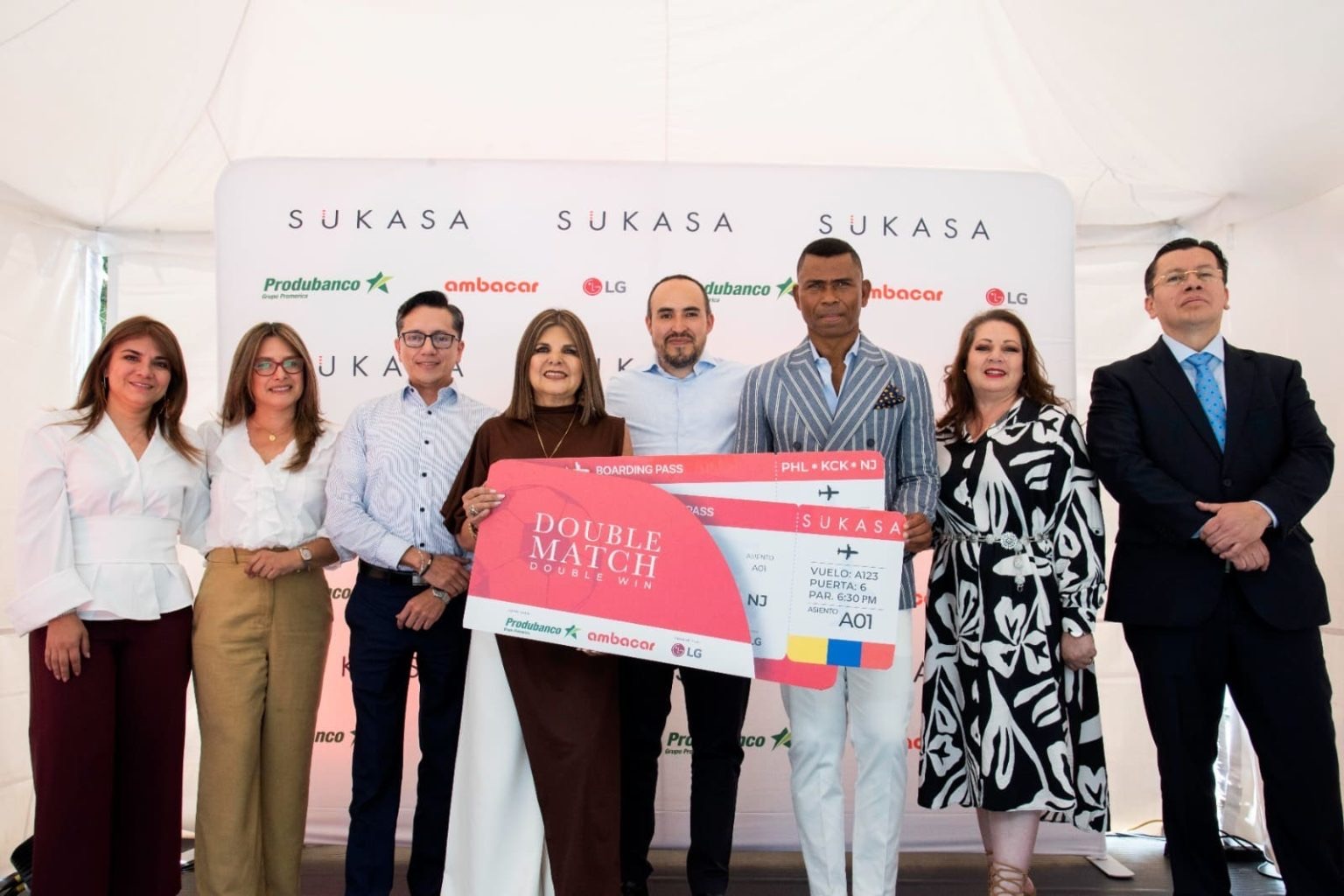 Sukasa entregó el primer premio de la campaña “Double Match, Double Win”