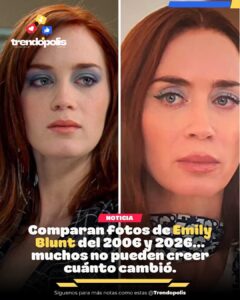 Emily Blunt volvió a ser tema de conversación en redes sociales