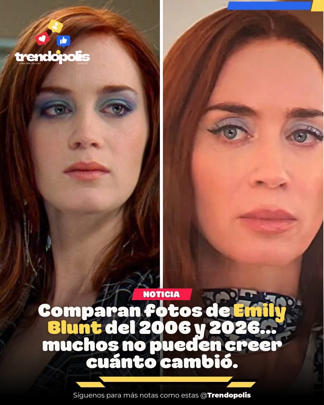Emily Blunt volvió a ser tema de conversación en redes sociales
