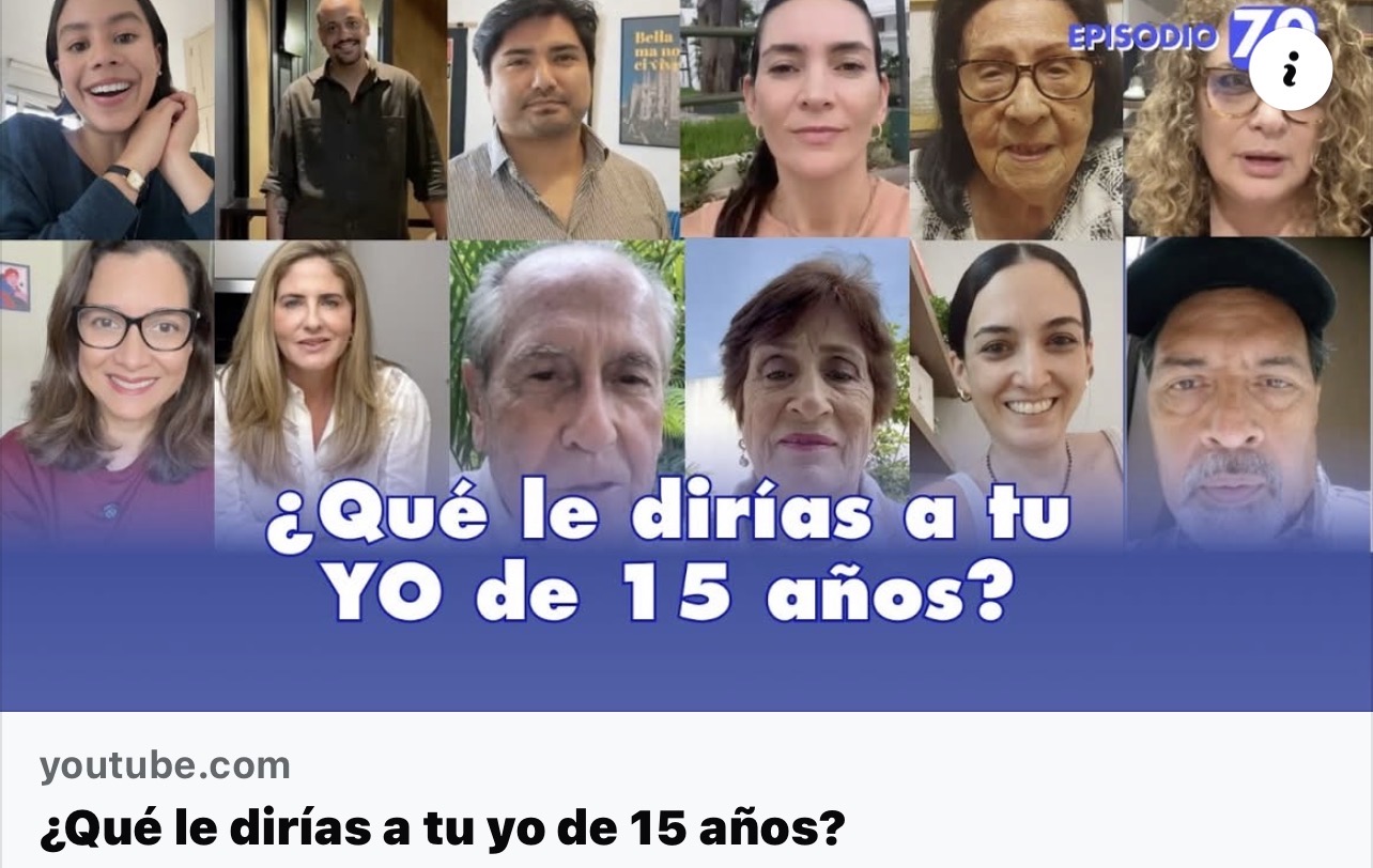 ¿𝐐𝐮𝐞́ 𝐥𝐞 𝐝𝐢𝐫𝐢́𝐚𝐬 𝐚 𝐭𝐮 𝐲𝐨 𝐝𝐞 𝟏𝟓 𝐚𝐧̃𝐨𝐬❓