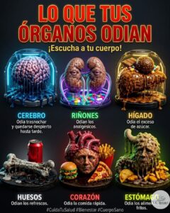 Lo que tus órganos “odian”: señales cotidianas que el cuerpo sí resiente 🧠🫀🌿