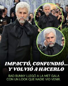 Bad Bunny llegó a la Met Gala con un look que nadie vio venir.