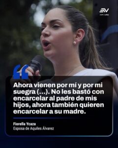 ESPOSA DE AQUILES ÁLVAREZ REVELA QUE FISCALÍA BUSCA VINCULARLA JUNTO A SU SUEGRA