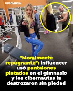 La influencer Natalie Reynolds decidió que la ropa deportiva convencional era demasiado aburrida y optó por una alternativa radical