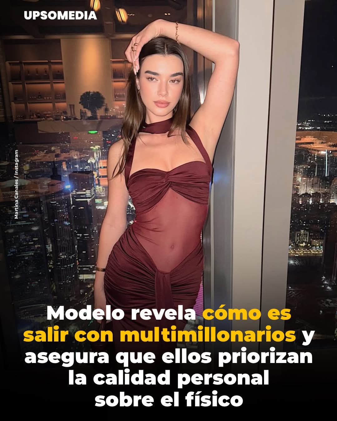 La influencer y modelo española Martina Canales compartió un video en TikTok donde relató cómo fue salir con un multimillonario