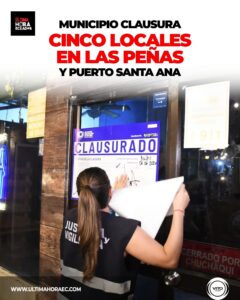 Operativo de control en las zonas comerciales de Las Peñas y Puerto Santa Ana