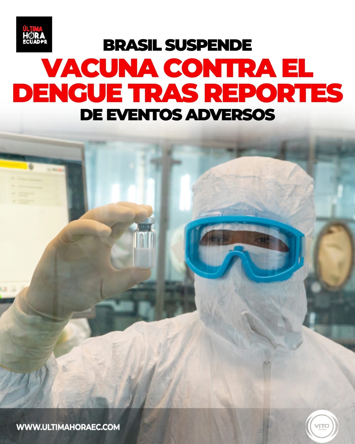 Suspendió la aplicación de la vacuna contra el dengue