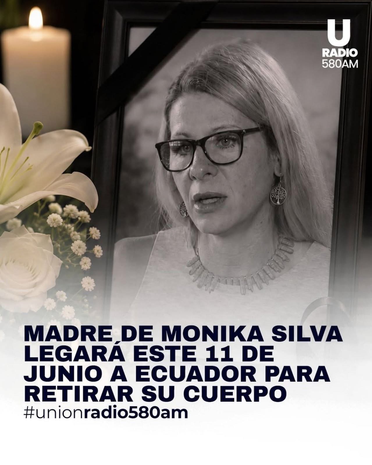 MADRE DE LA ACTIVISTA MÓNIKA SILVA ARRIBARÁ DESDE POLONIA, ESTE VIERNES