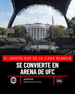 UFC llega al Jardín Sur de la Casa Blanca