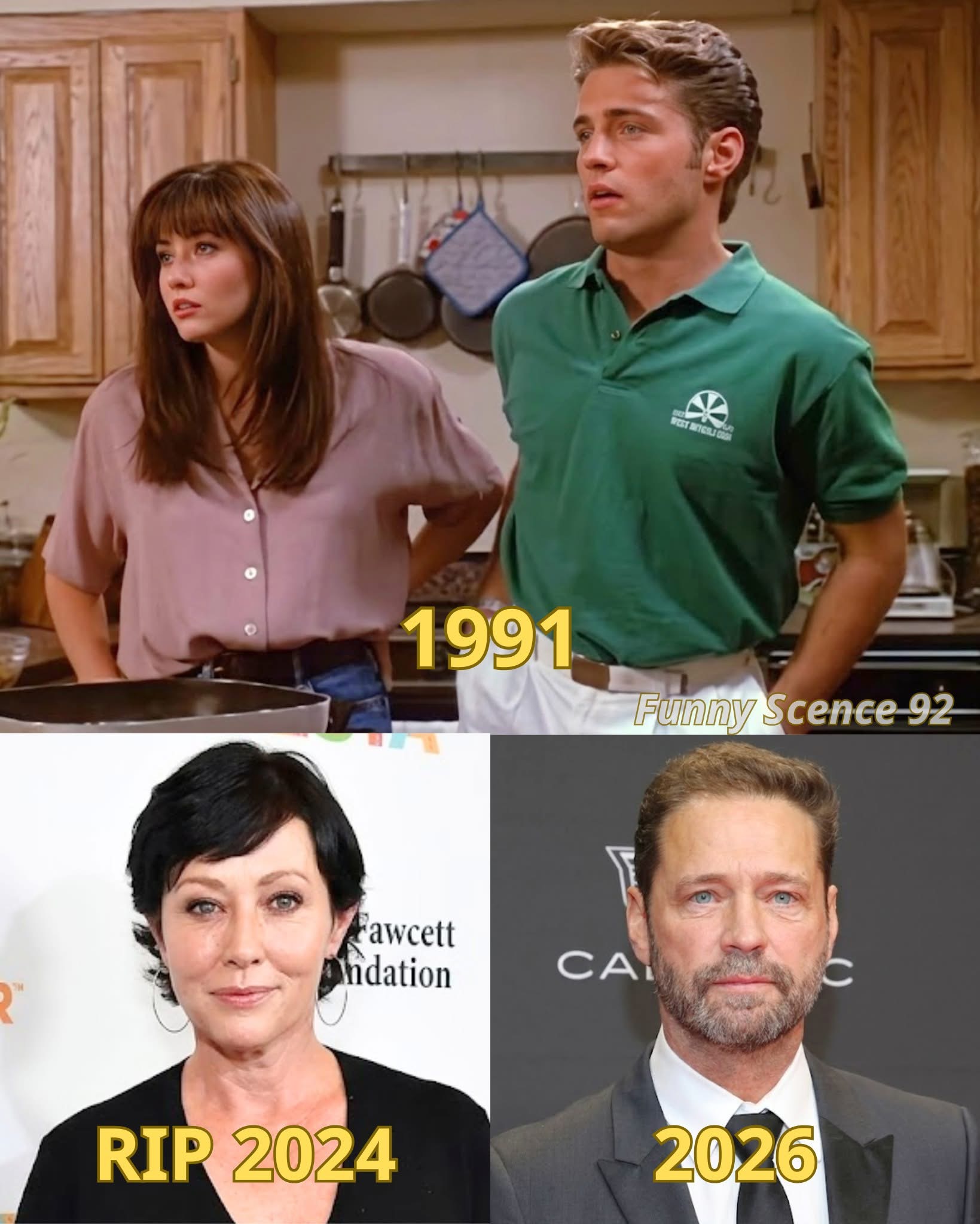 BEVERLY HILLS, 90210 (1991): Jason Priestley y Shannen Doherty – Brandon y Brenda, el latido gemelo de la serie de televisión más querida