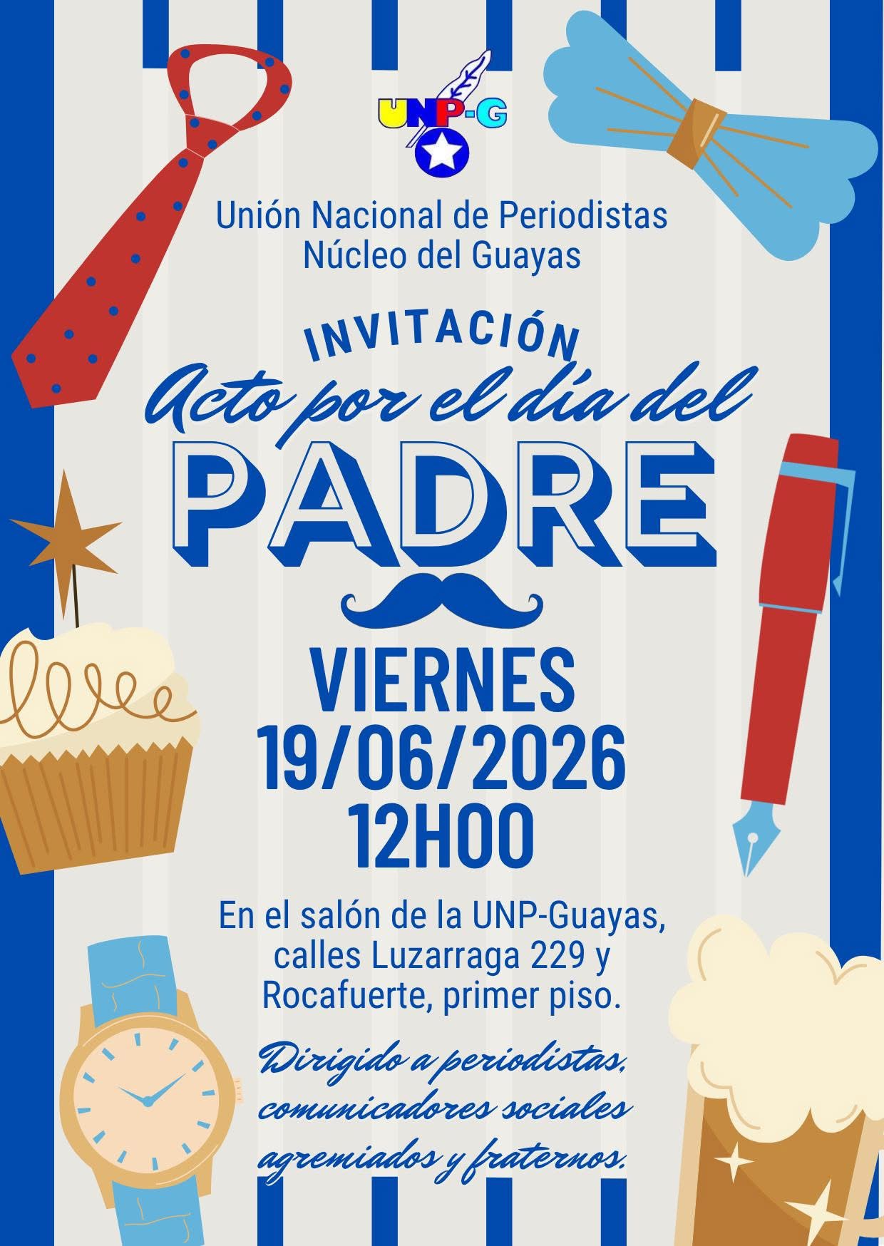 Acto por el Día del Padre de la UNP-Guayas