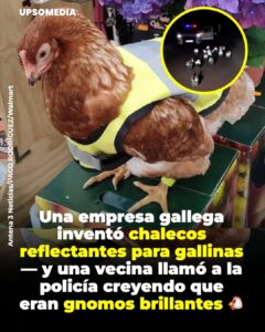 Chalecos de alta visibilidad diseñados específicamente para aves de granja.