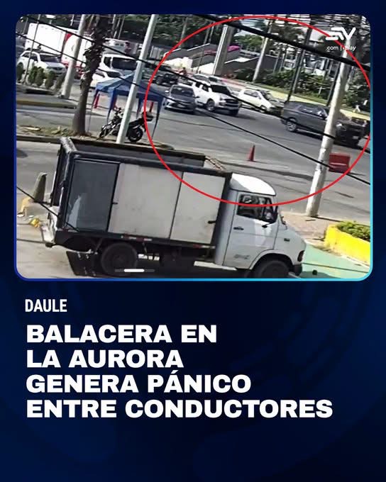 BALACERA EN LA AURORA, GENERA PÁNICO ENTRE CONDUCTORES