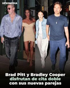 Bradley Cooper y Brad Pitt disfrutaron de una cita doble