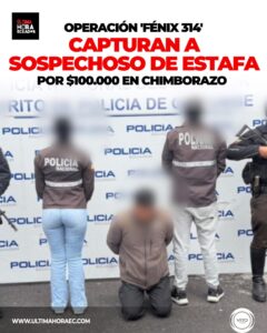 Policía Nacional capturó a José Ch.