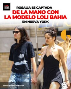 Rosalía es vista caminando de la mano con su novia