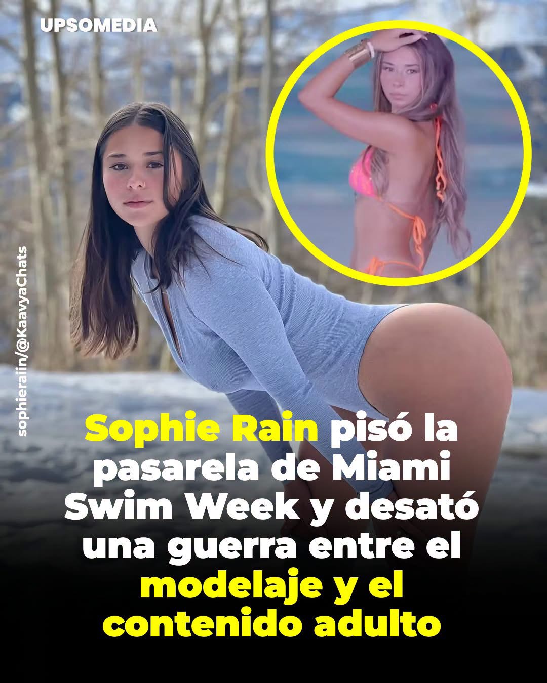Sophie Rain, 23 años, cofundadora de Bop House y una de las creadoras de OnlyFans