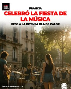 Francia celebró una multitudinaria edición de la Fiesta de la Música con conciertos