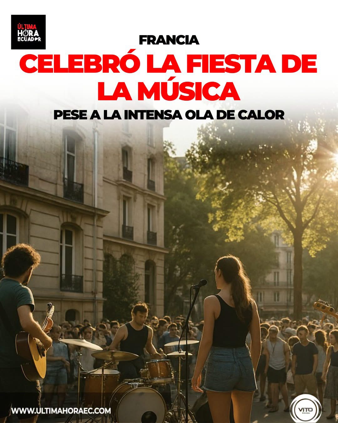 Francia celebró una multitudinaria edición de la Fiesta de la Música con conciertos