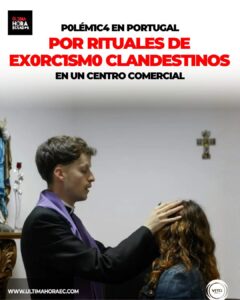 Rituales de exorcismo no oficiales en el sótano de un centro comercial de Portugal