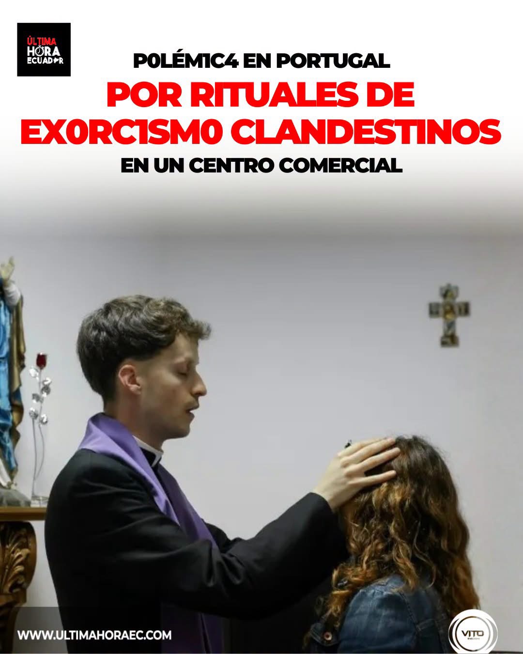 Rituales de exorcismo no oficiales en el sótano de un centro comercial de Portugal