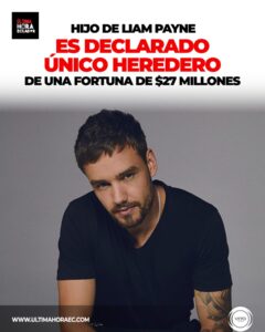 Bear Gray Payne, el hijo  del fallecido cantante Liam Payne, será el único beneficiario de su fortuna