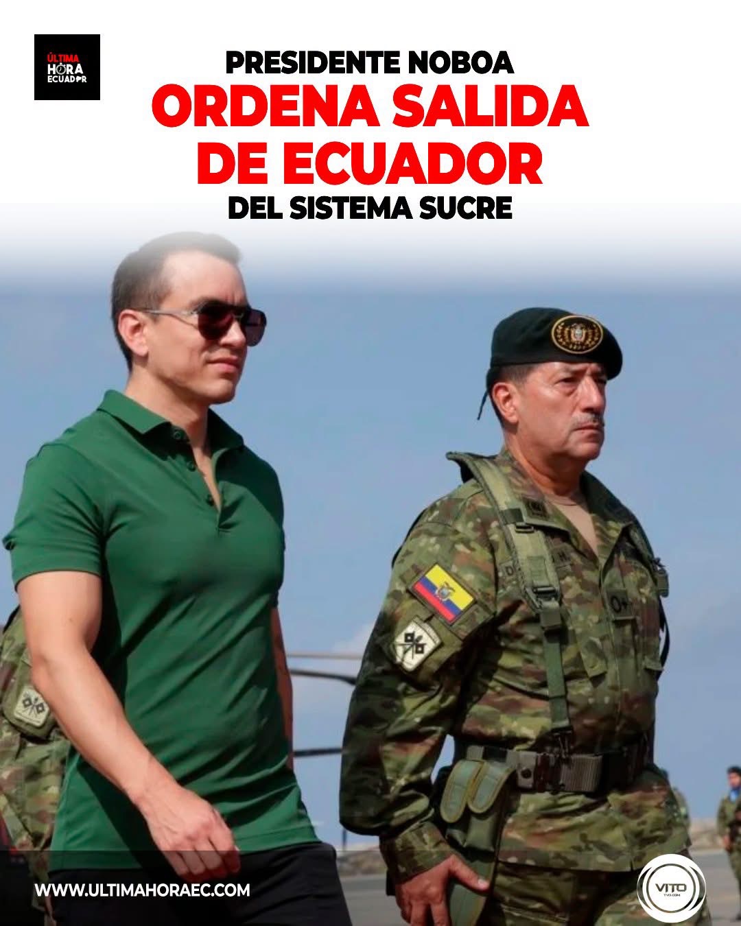 Daniel Noboa, firmó el Decreto Ejecutivo N.º 430