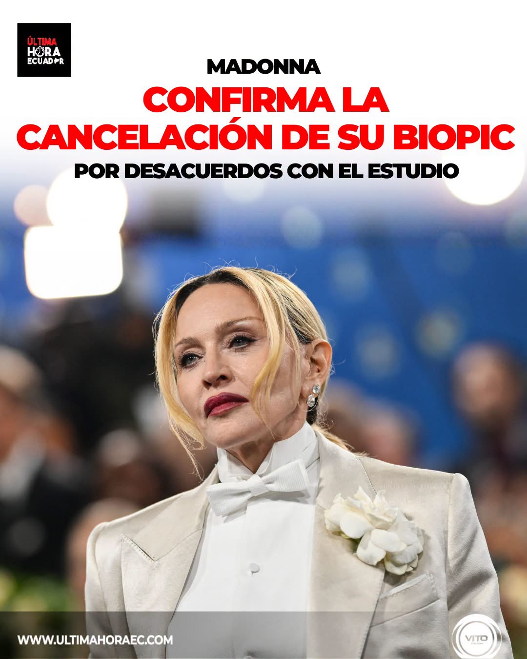 La esperada película autobiográfica de Madonna no llegará a concretarse