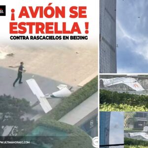 Avión se estrelló contra un rascacielos de más de 100 pisos