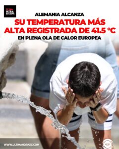 Alemania vive un calor histórico
