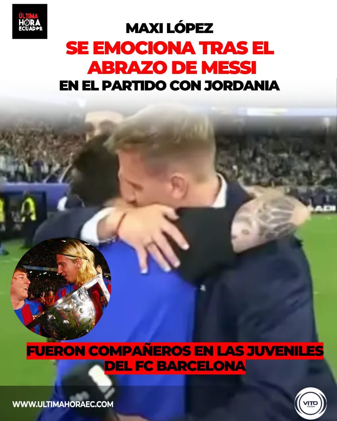 Exfutbolista argentino Maxi López 😢🇦🇷 no pudo contener las lágrimas al recordar su encuentro con Lionel Messi