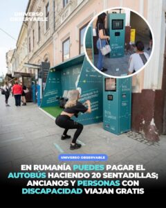 Rumanía, puedes conseguir un billete de autobús gratuito a cambio de hacer 20 sentadillas