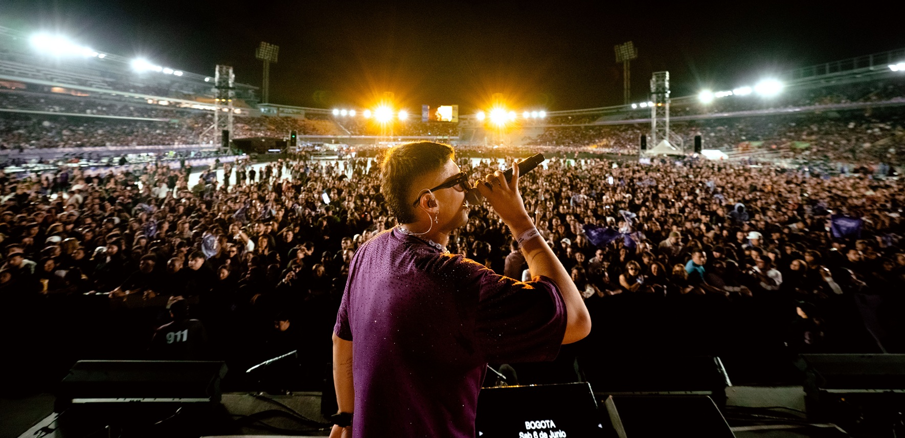 Sazza conquista El Campín de Bogotá ante más de 40.000 espectadores al abrir el concierto de Nicky Jam