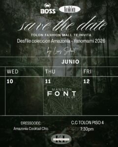 LUIS SIFONT PRESENTA “AMAZONIA / YANOMAMI 2026”:ALTA MODA QUE UNE LA SELVA CON EL ASFALTO EN EL CARACAS DESIGN WEEK