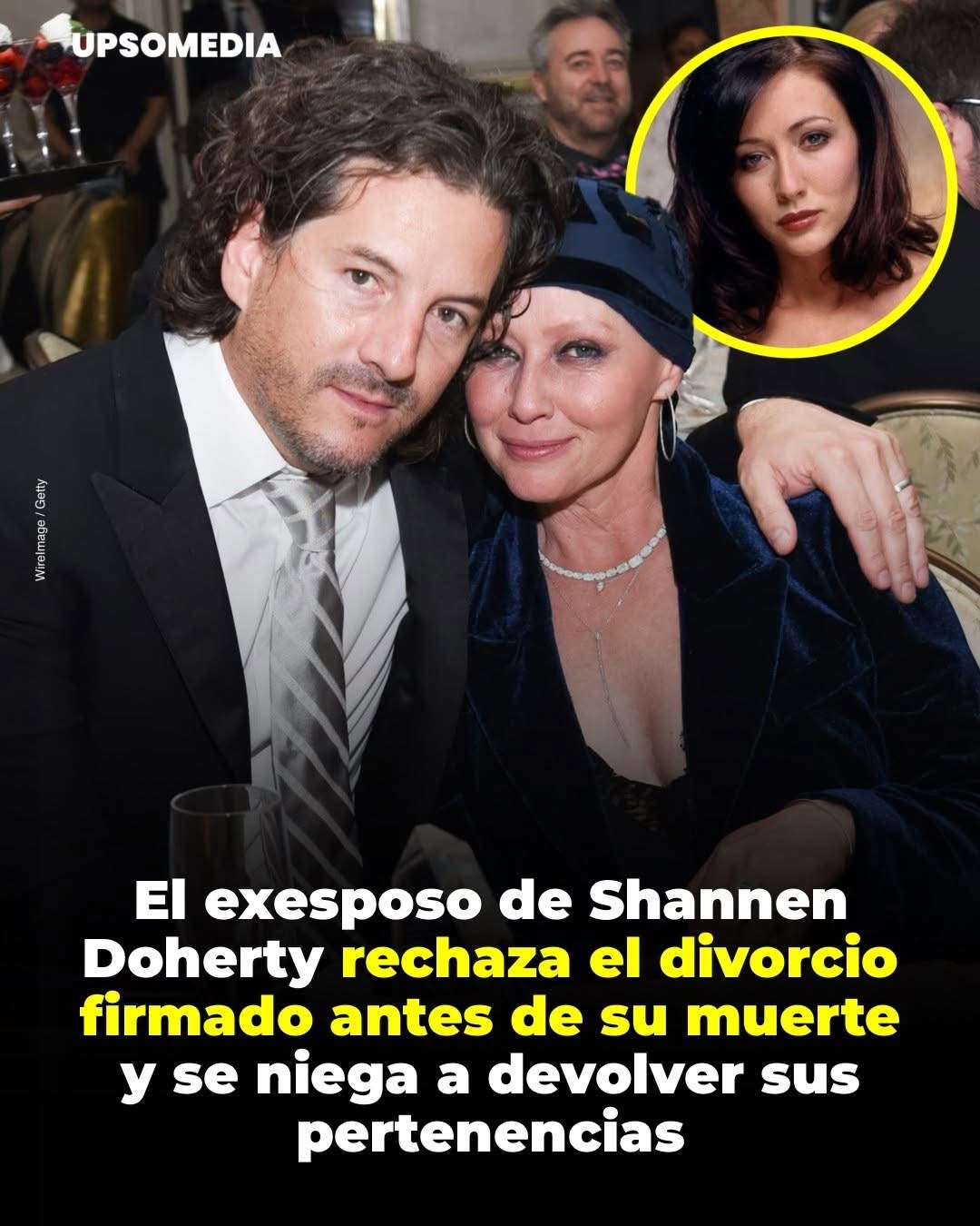 El exesposo de la fallecida Shannen Doherty, Kurt Iswarienko, está rechazando el divorcio