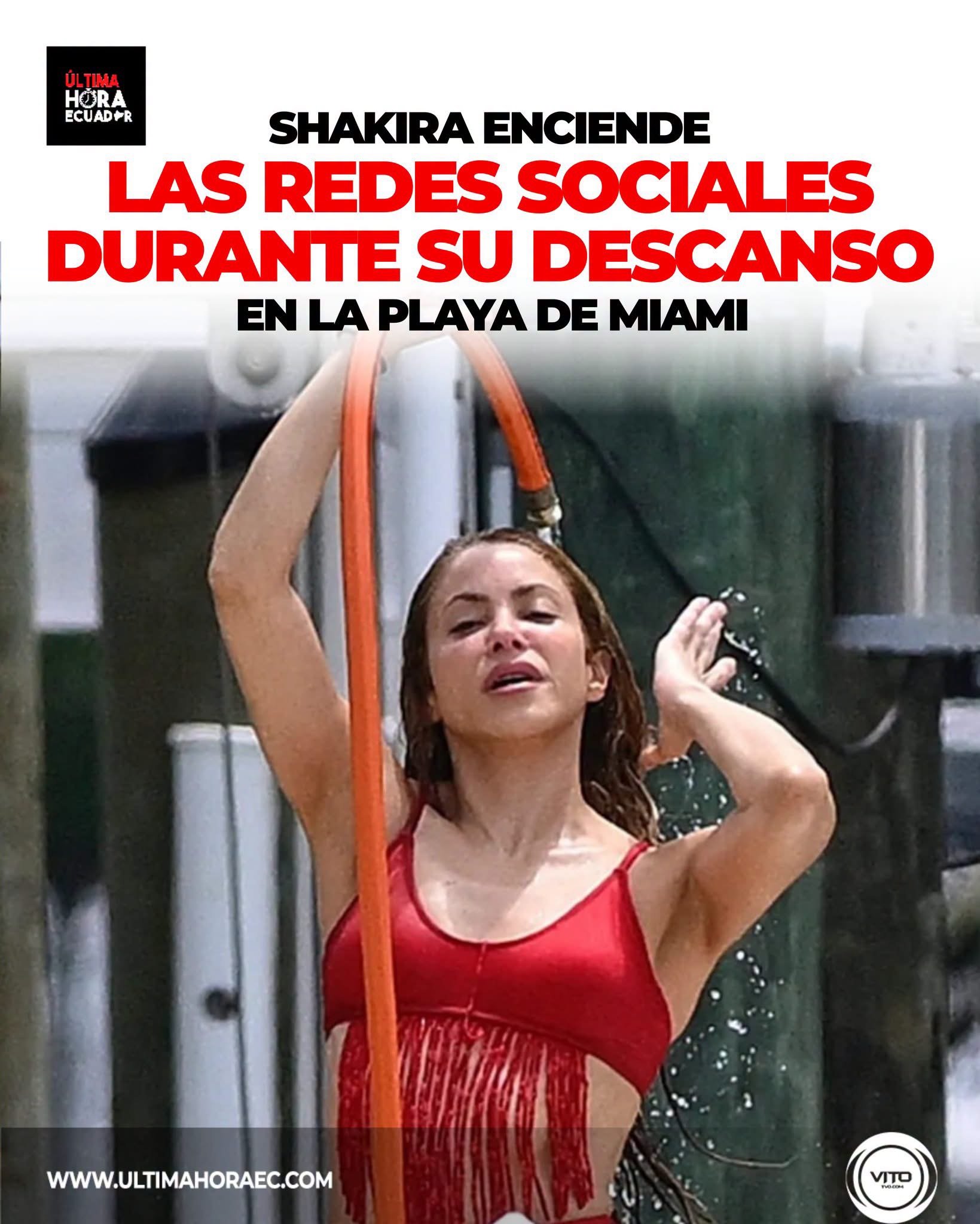 Shakira causó revuelo en redes sociales