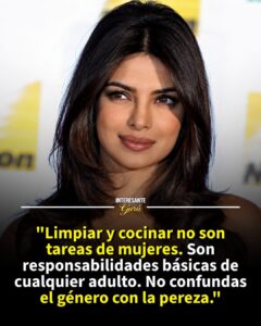 Priyanka Chopra ha generado una amplia conversación en redes sociales sobre la división de las tareas domésticas