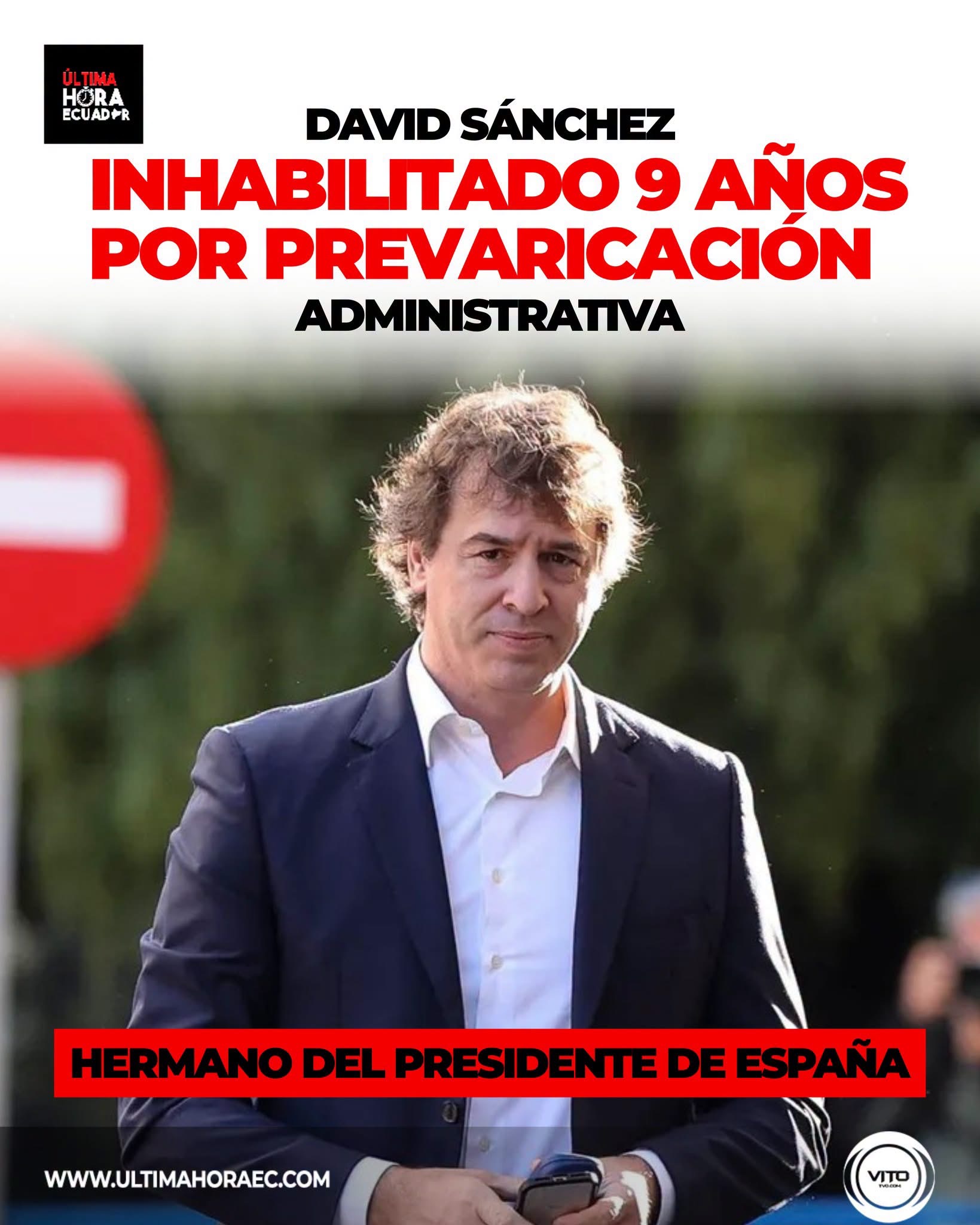 Audiencia de Badajoz condena a David Sánchez, hermano del presidente del Gobierno