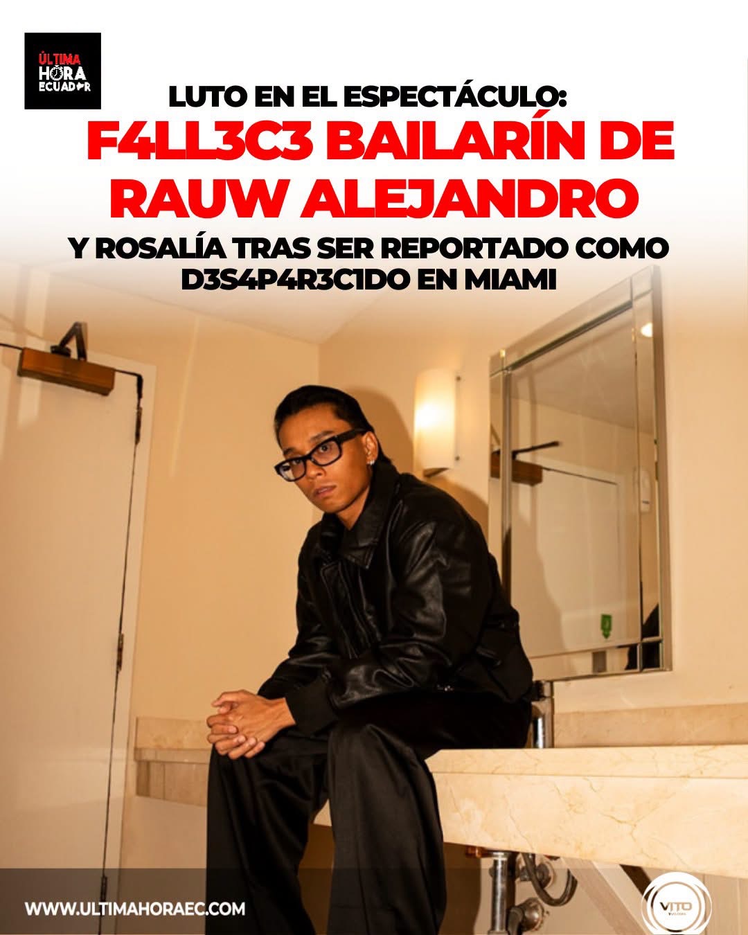 🕊️ Luto en la música y el espectáculo.