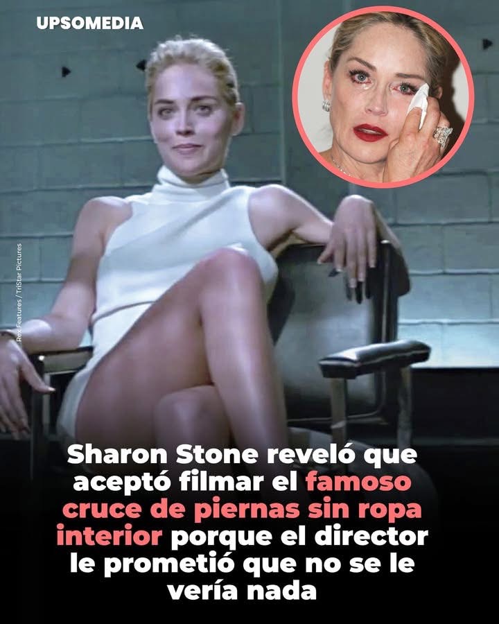 Stone contó que accedió a grabar el cruce de piernas en ‘Instinto básico’