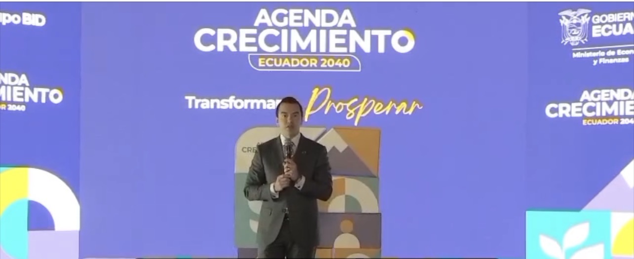 PRESIDENTE DANIEL NOBOA PRESENTA LA AGENDA DE CRECIMIENTO ECUADOR 2040 PARA IMPULSAR LA INVERSIÓN Y EL EMPLEO