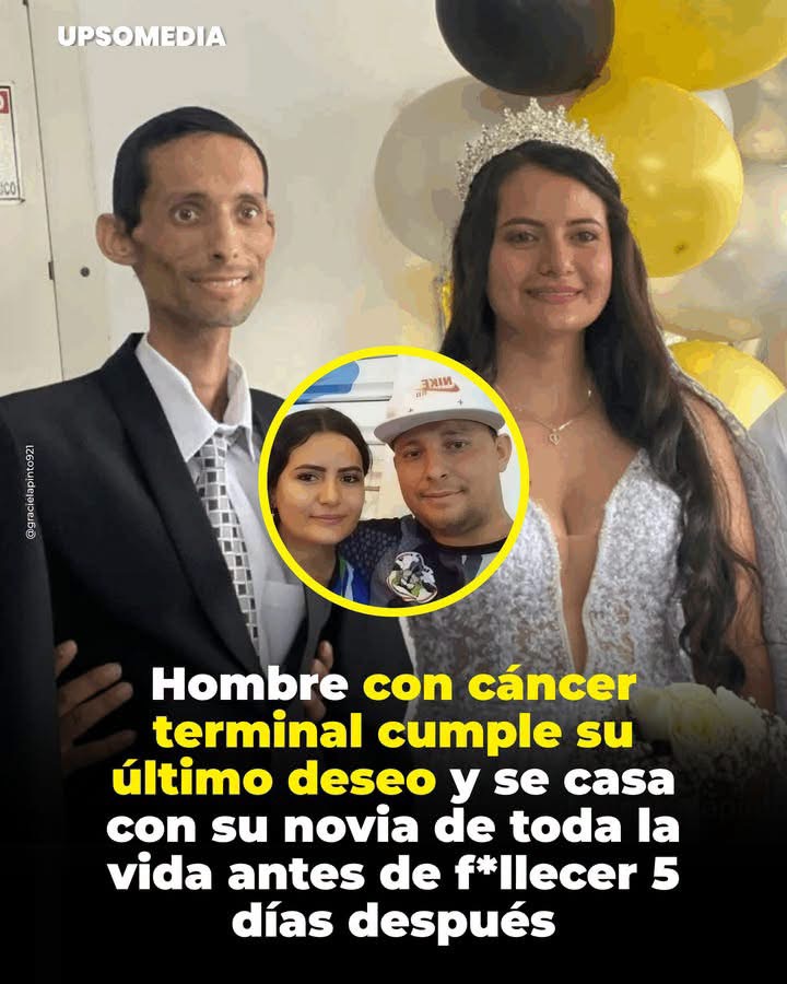 Cumplió su último deseo casarse