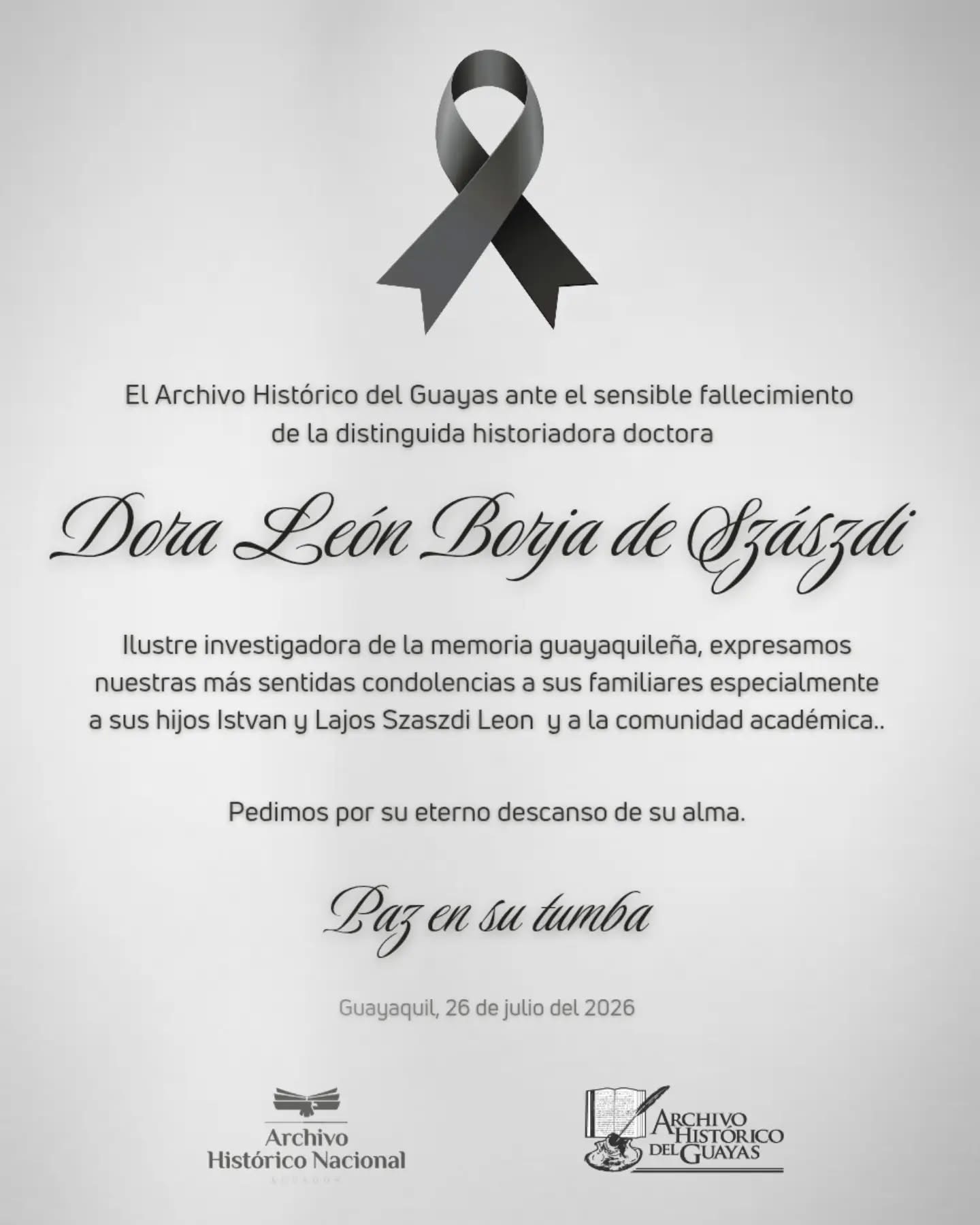 Nota De Pesar