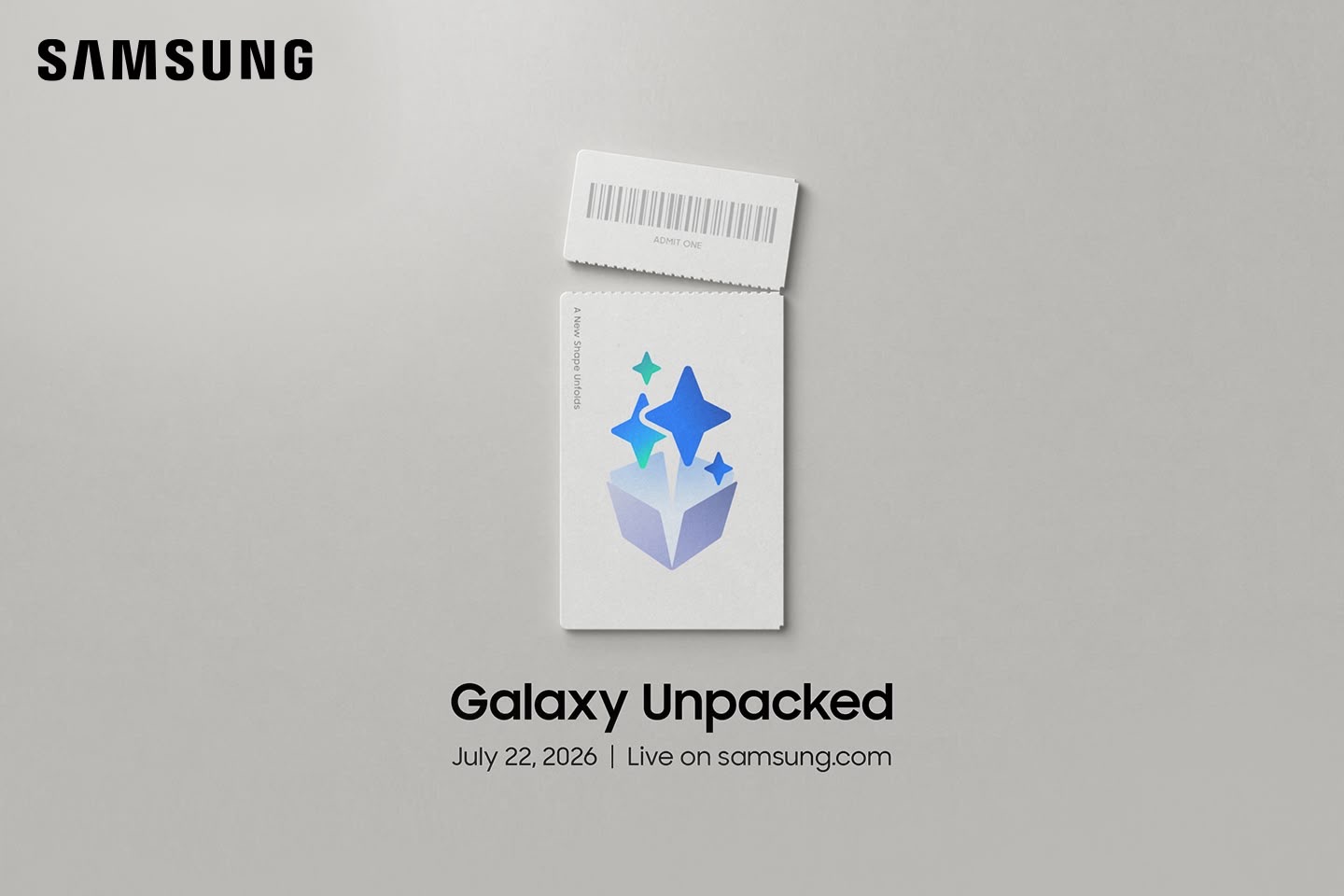 Galaxy Unpacked Julio 2026: una nueva forma se despliega