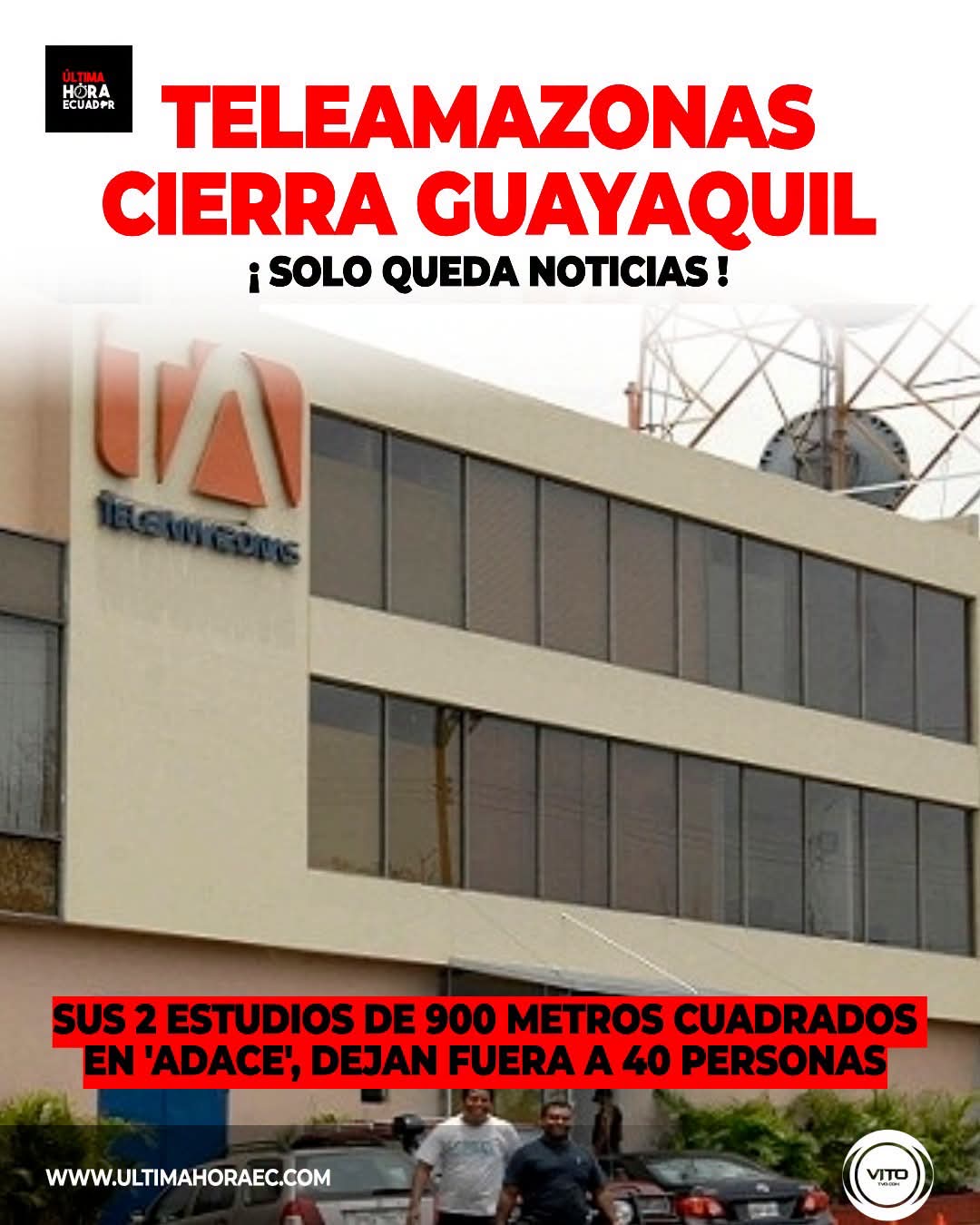 Teleamazonas cierra sus 2 estudios de producción